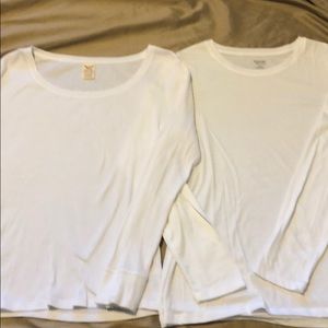 2 white tops
